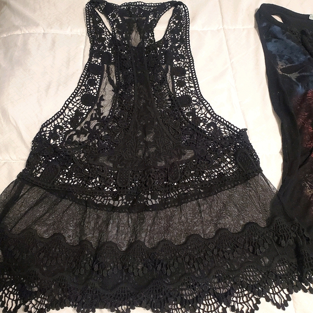 Maurices Lace Razor back Tank.